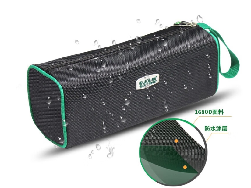 老A/LAOA 1680 帆布工具包 方形小拎包多功能圓筒收納包 大號(hào)方形(雙層面料)